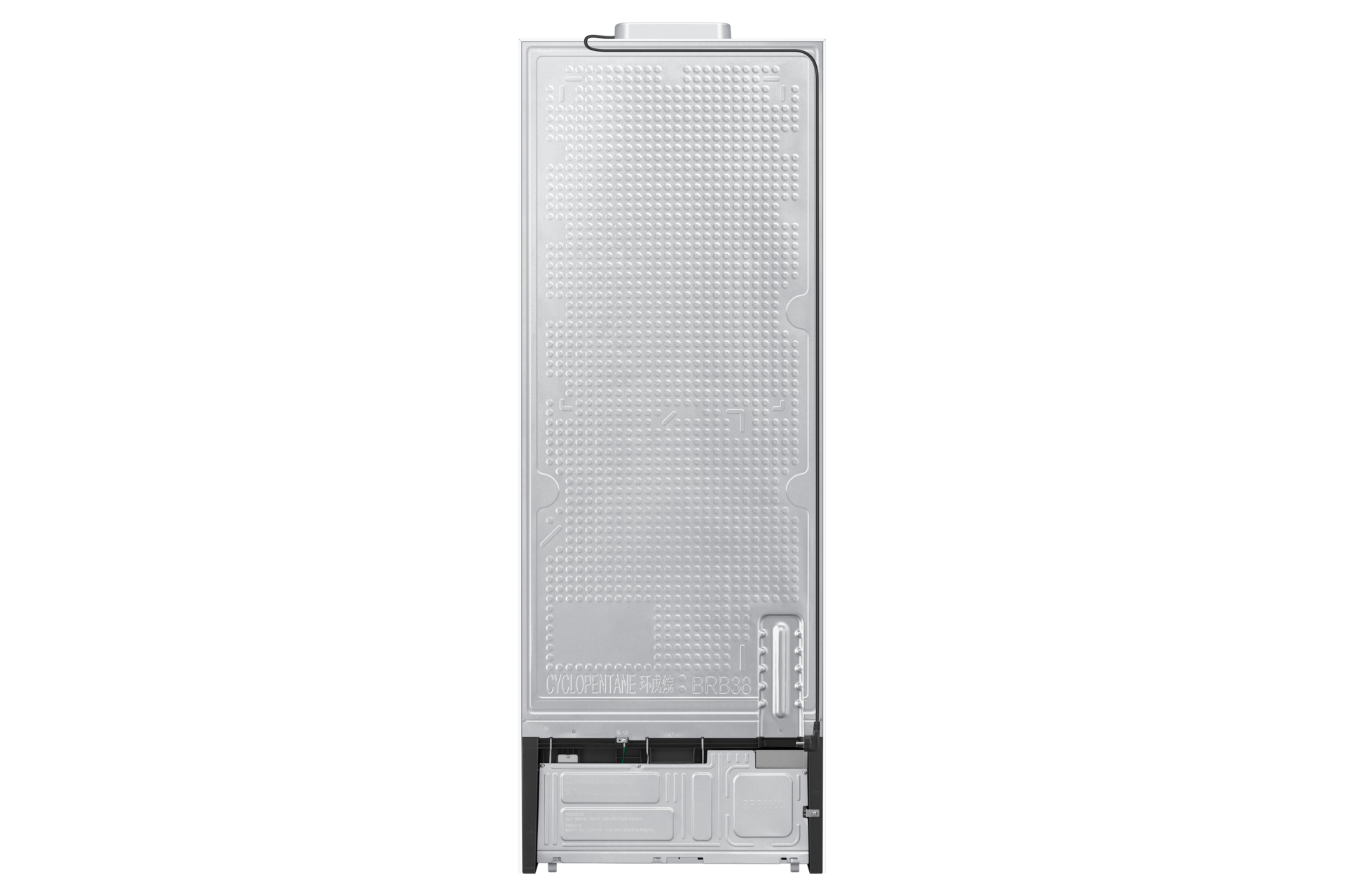 BRB6500D Built In Bottom Mount Freezer refrigerator with SmartThings AI Energy Mode Back White 