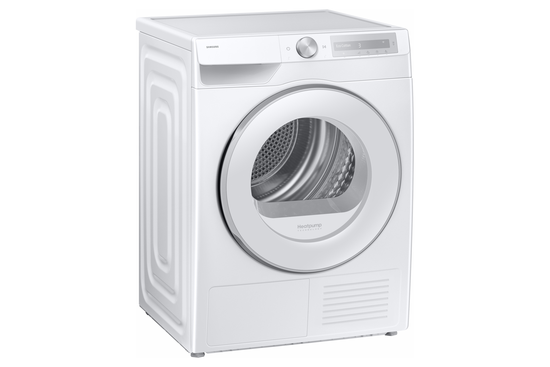 DV6000D Dryer with A Energy Efficiency Rating and AI Dry+ L-Perspective White 