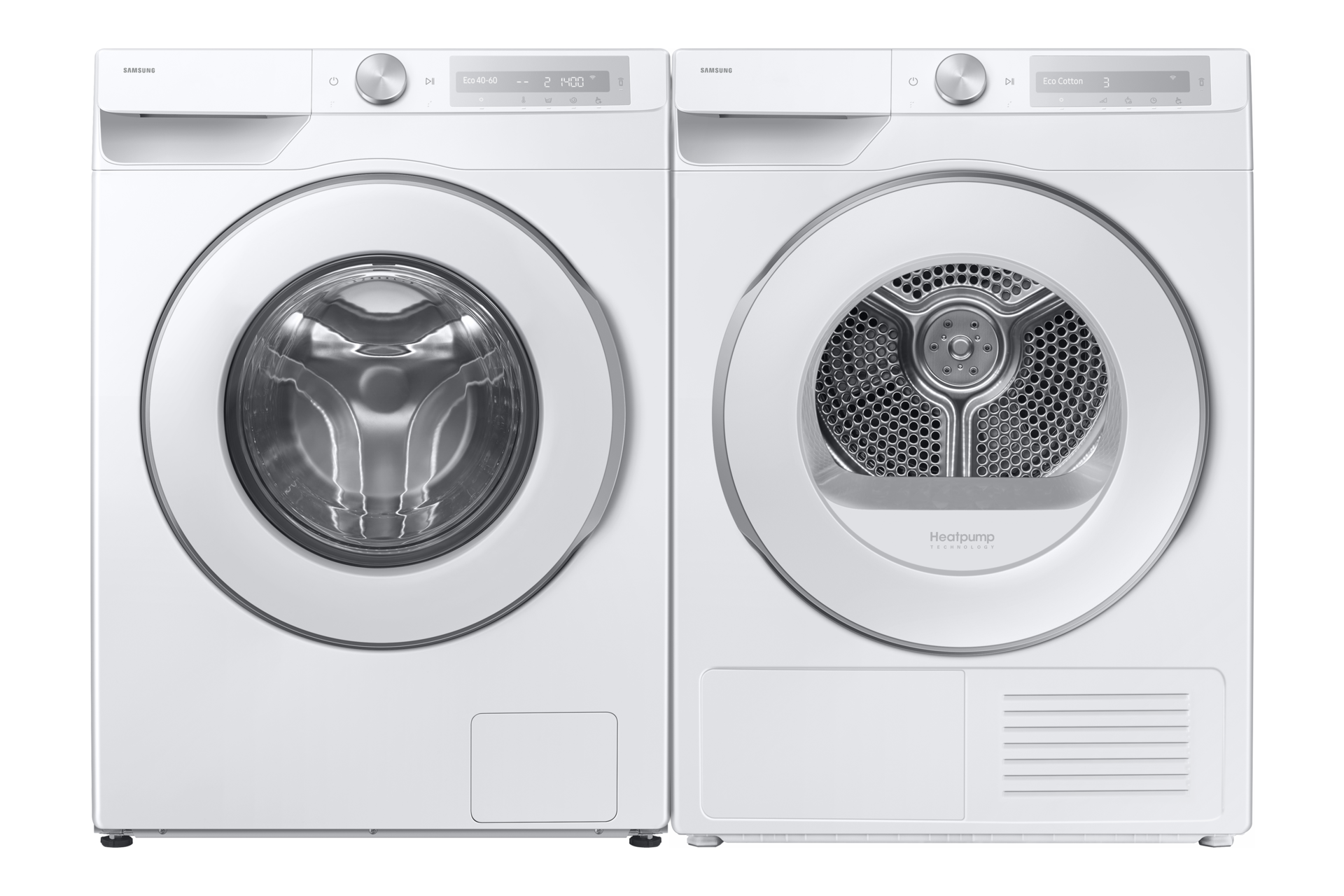 DV6000D Dryer with A Energy Efficiency Rating and AI Dry+ Front-Set1 White 
