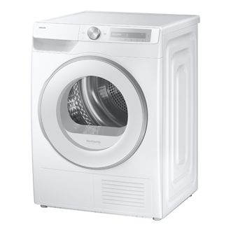 DV6000D Dryer with A Energy Efficiency Rating and AI Dry+ R-Perspective White 