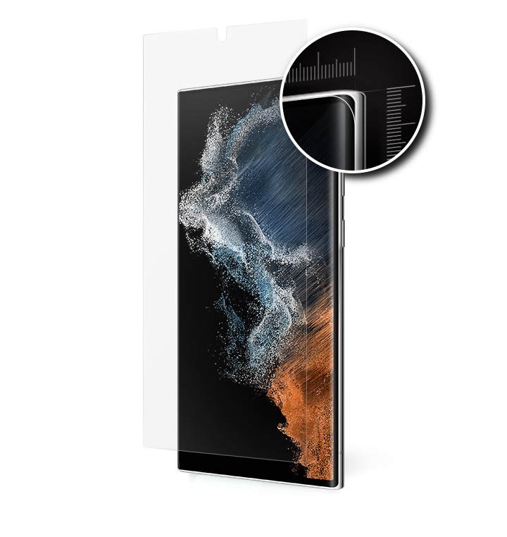 WFTE [Lot de 2 Verre Trempé pour Samsung Galaxy S22 Ultra 5G 3D Couverture  Complète Film de Protection d'écran avec Haute Transparence à 99%,  Anti-Trace Protecteur avec Dureté 9H Glass(Black) : 