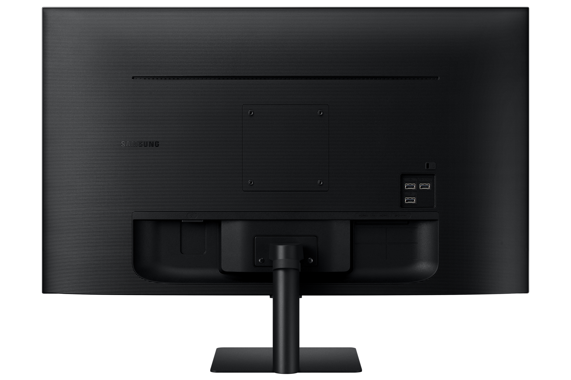 Face arrière du Samsung Smart Monitor M70D 32-pouces.