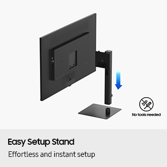 37" ViewFinity S8 S80D UHD Monitor Black