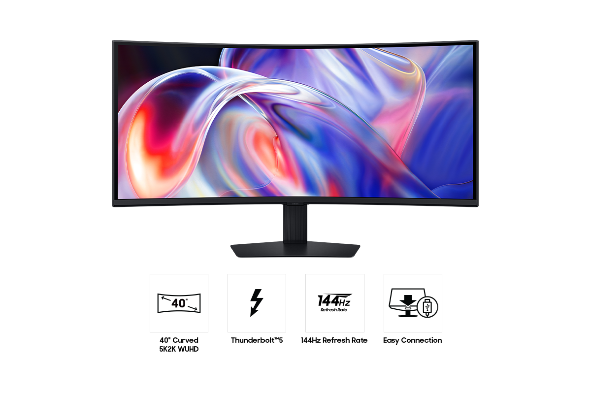 40" ViewFinity S8 S85TH 5K2K WUHD 144Hz Monitor L-Perspective Black 