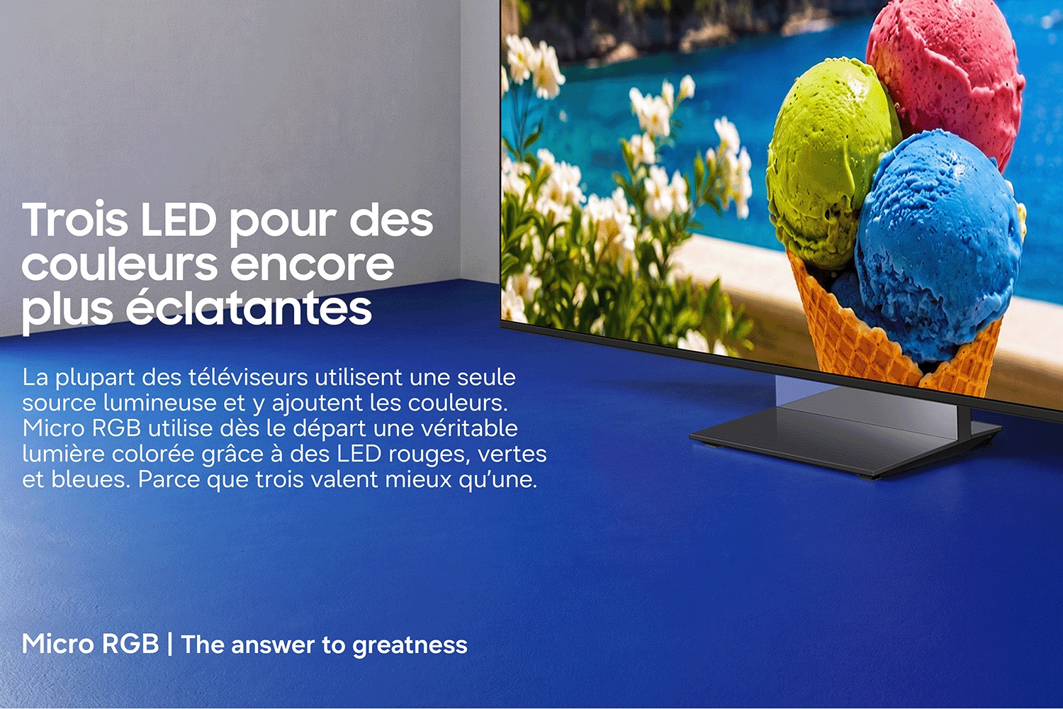 65" Micro RGB R95H 4K Samsung Vision AI Smart TV (2026) Black