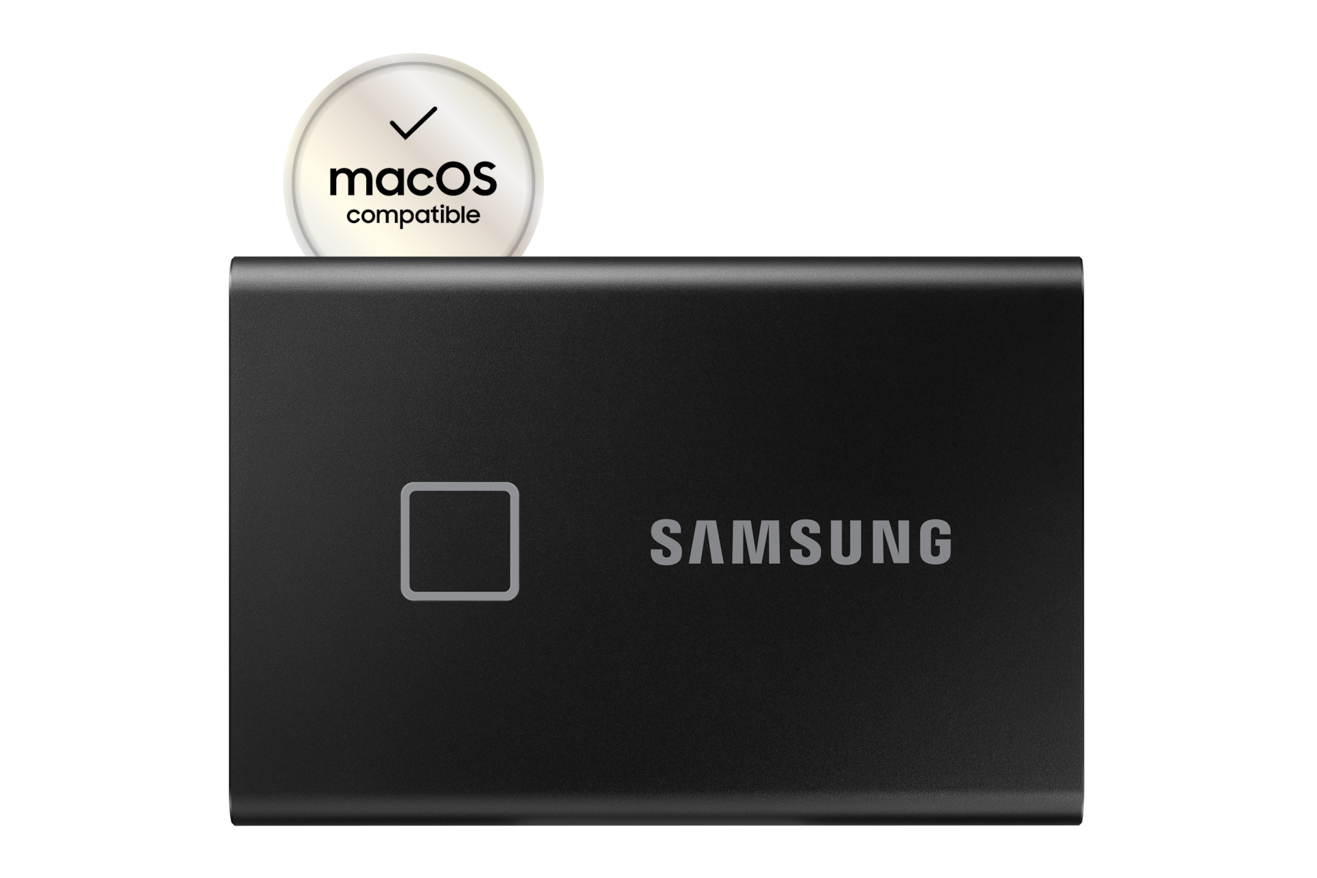 Portable SSD T7 TOUCH USB 3.2 500GB (Black) Memory & Storage - MU-PC500K/WW