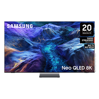 Vue de face du Neo QLED QN990H.