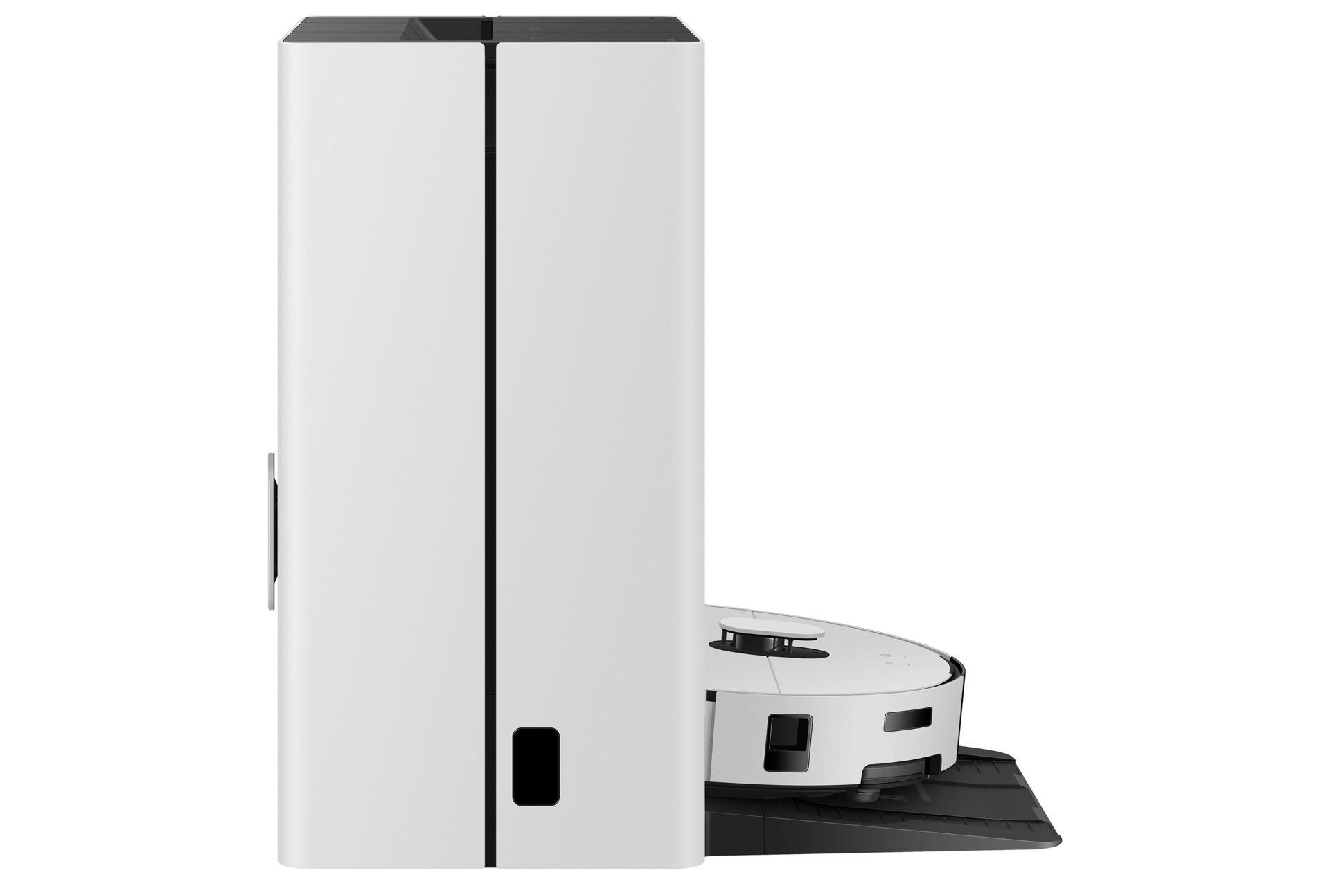 BESPOKE AI Jet Bot Steam Ultra Station-with-Body-L-Side Satin Greige 