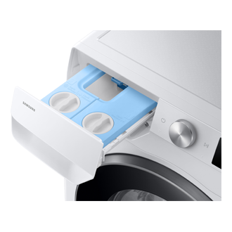 Laundry with SmartThings AI Energy mode and Grade A Energy Efficiency Detail White 