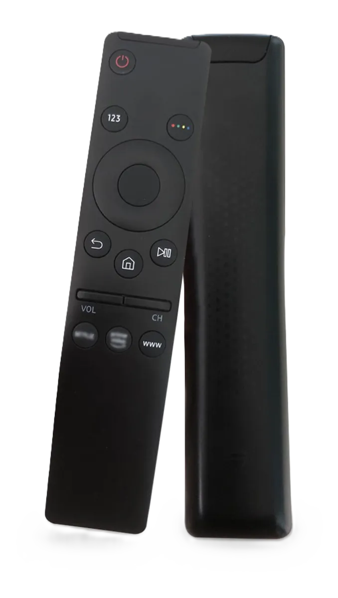 Control remoto Negro Televisor/Pantalla (Repuesto) Black
