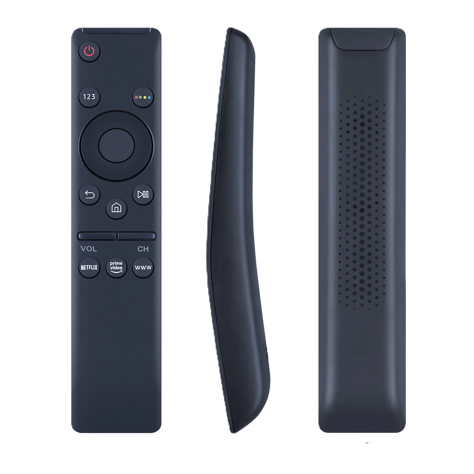 Control remoto Negro Televisor/Pantalla (Repuesto) Black