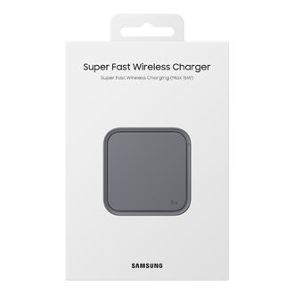 Super Fast Wireless Charger Package Dark Gray 