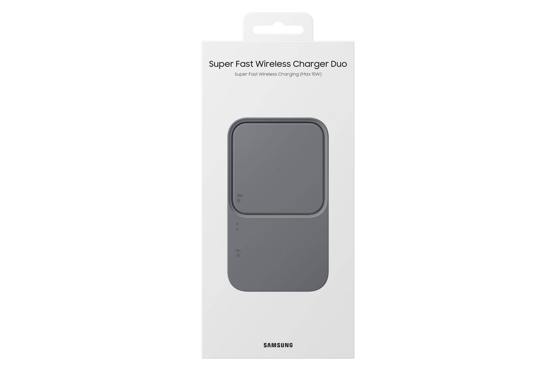 Super Fast Wireless Charger Duo Package Dark Gray 