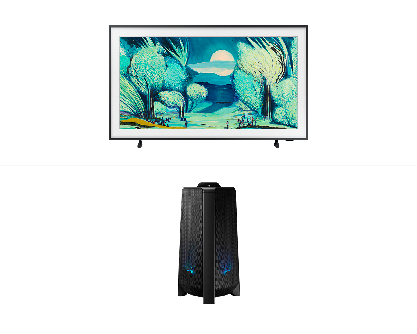 Samsung 55'' The Frame Ls03F 2025 + Sound Tower Mx-T40