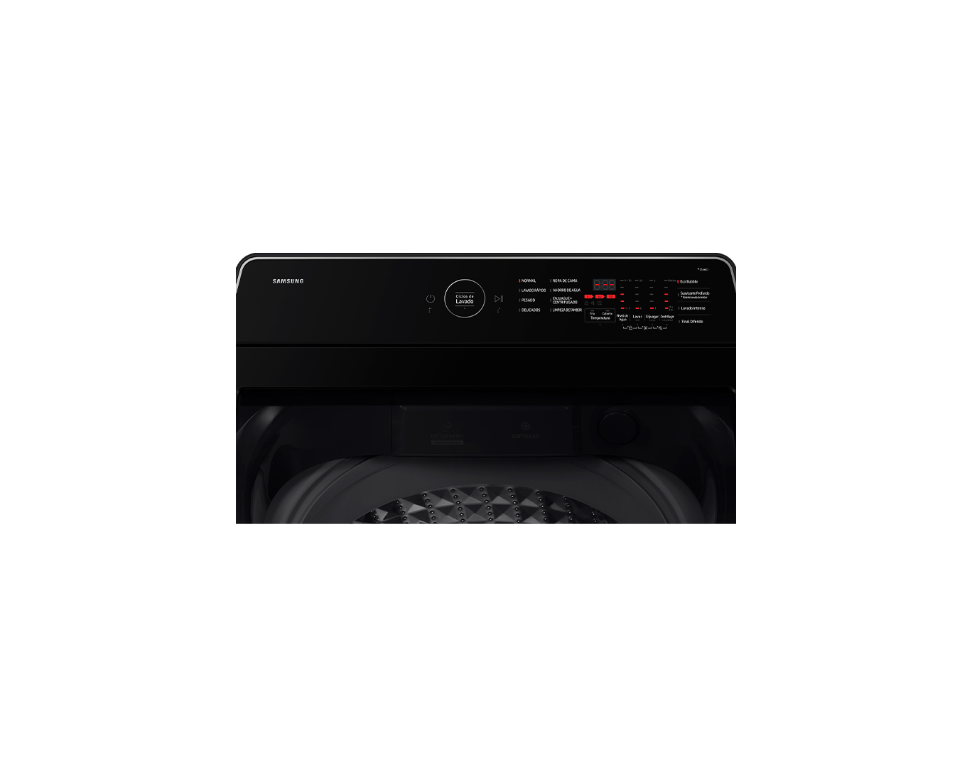 Lavadora Carga Superior 15 Kg con Eco Bubble™ 2026 Grafito + Top Mount Freezer de 255 L con All Around Cooling Grafito