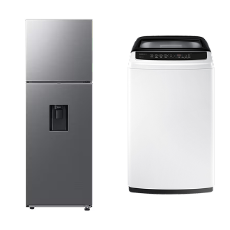 Samsung Refrigerador Top Mount Freezer 341L + Lavadora De