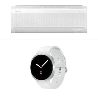 WindFree Inverter Split with Wi-Fi 12,000 BTU + Galaxy Watch8 44mm Silver 12000 Btu/hr