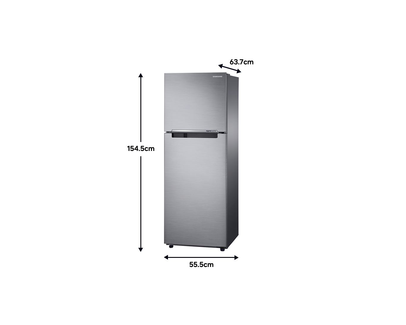 Lavadora Carga Superior 17 Kg con Eco Bubble™ 2026 Grafito + Top Mount Freezer de 234 L con All Around Cooling Grafito