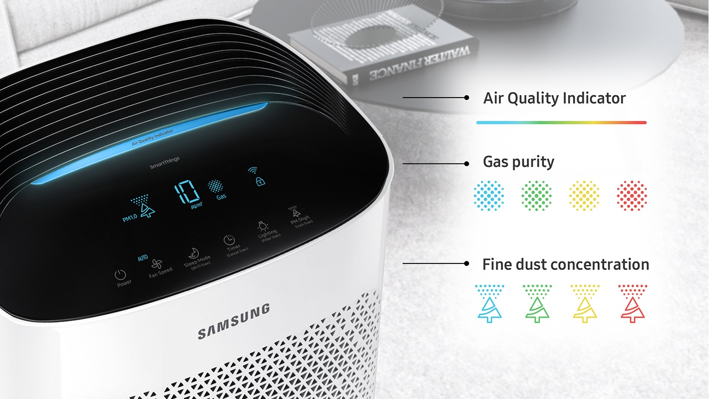 Purificadores de aire: tecnología para mantener el aire del hogar limpio y  seguro aumentó su demanda 900% en Chile – Samsung Newsroom Chile