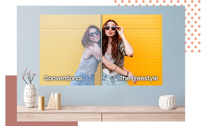 Samsung Proyector The Freestyle SP-LSP3 360° | Samsung Bolivia