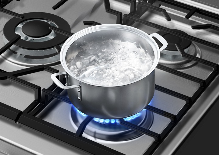 Cocina a Gas con 6 quemadores rápidos y semi rápidos | Samsung Chile