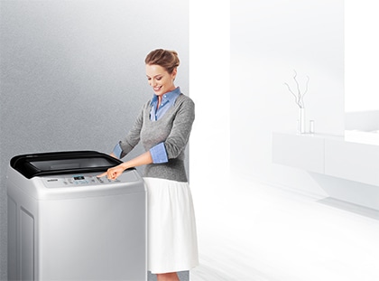 SAMSUNG Lavadora Samsung Automática 9 Kg con Wobble, WA90H4400SW1ZS