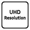 A masterpiece of fine detail is compared with FHD PANEL (2M pixels) and UHD PANEL (8M pixels).