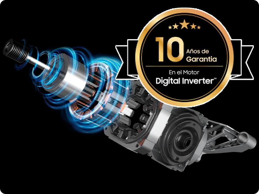 Motor Digital Inverter con 10 años de garantía