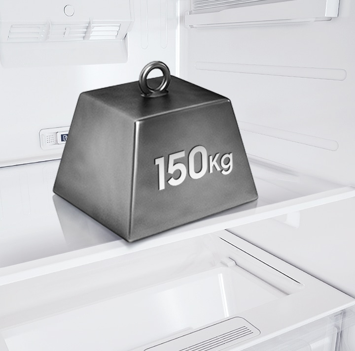Estante de vidrio templado que soporta hasta 150 kg