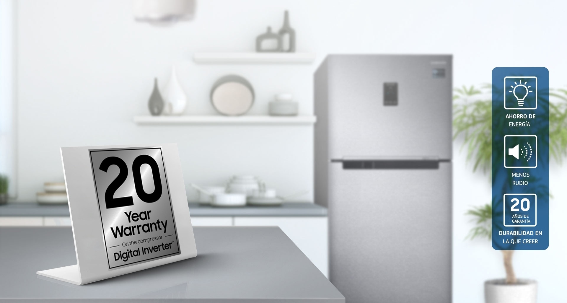 Trabaja más tiempo de manera más silenciosa y usa menos energía