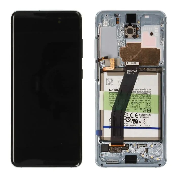 Pantalla (Display - LCD) del Galaxy S20 en color azul