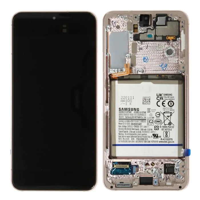 Pantalla (Display-LCD) para Galaxy S22 Rosado (Self Repair Kit) Pink