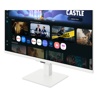 27"/32" Smart Monitor M5 M50F FHD Detail White 