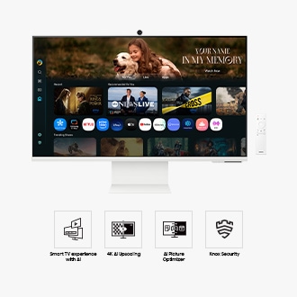 32" M8 M80F UHD 60Hz Monitor Smart Plano White