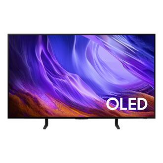 {size}" OLED S85H 4K Samsung Vision AI Smart TV (2026) Front Graphite 