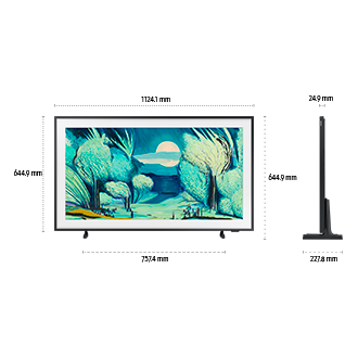 50" The Frame LS03F QLED 4K Art Mode Vision AI Smart TV (2025) Black