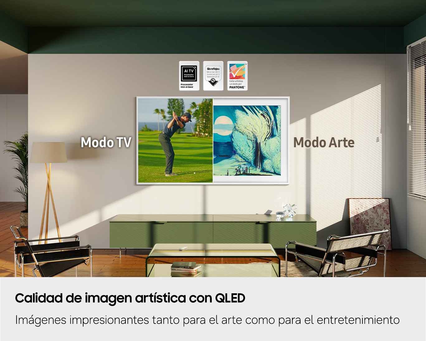 55" The Frame LS03F QLED 4K Art Mode Vision AI Smart TV (2025) Black