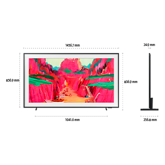 65" The Frame Pro LS03FW Neo QLED 4K Art Mode Vision AI Smart TV (2025) Black