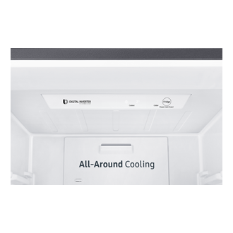 Refrigerador Bottom Freezer All Around Cooling 310 lt Close-Up-Display Silver 
