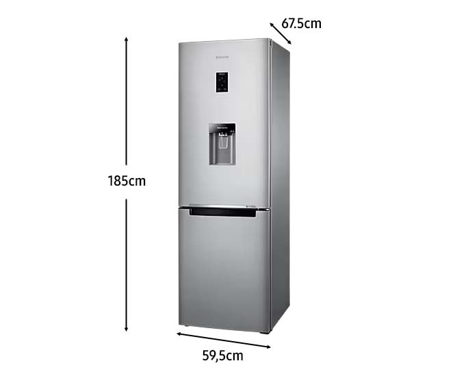 Refrigerador Bottom Freezer Con Dispensador 338 lt Silver