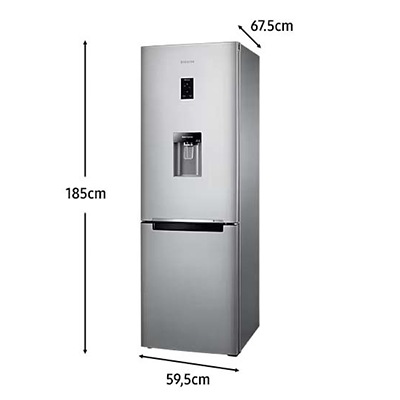 Refrigerador Bottom Freezer Con Dispensador 338 lt Silver