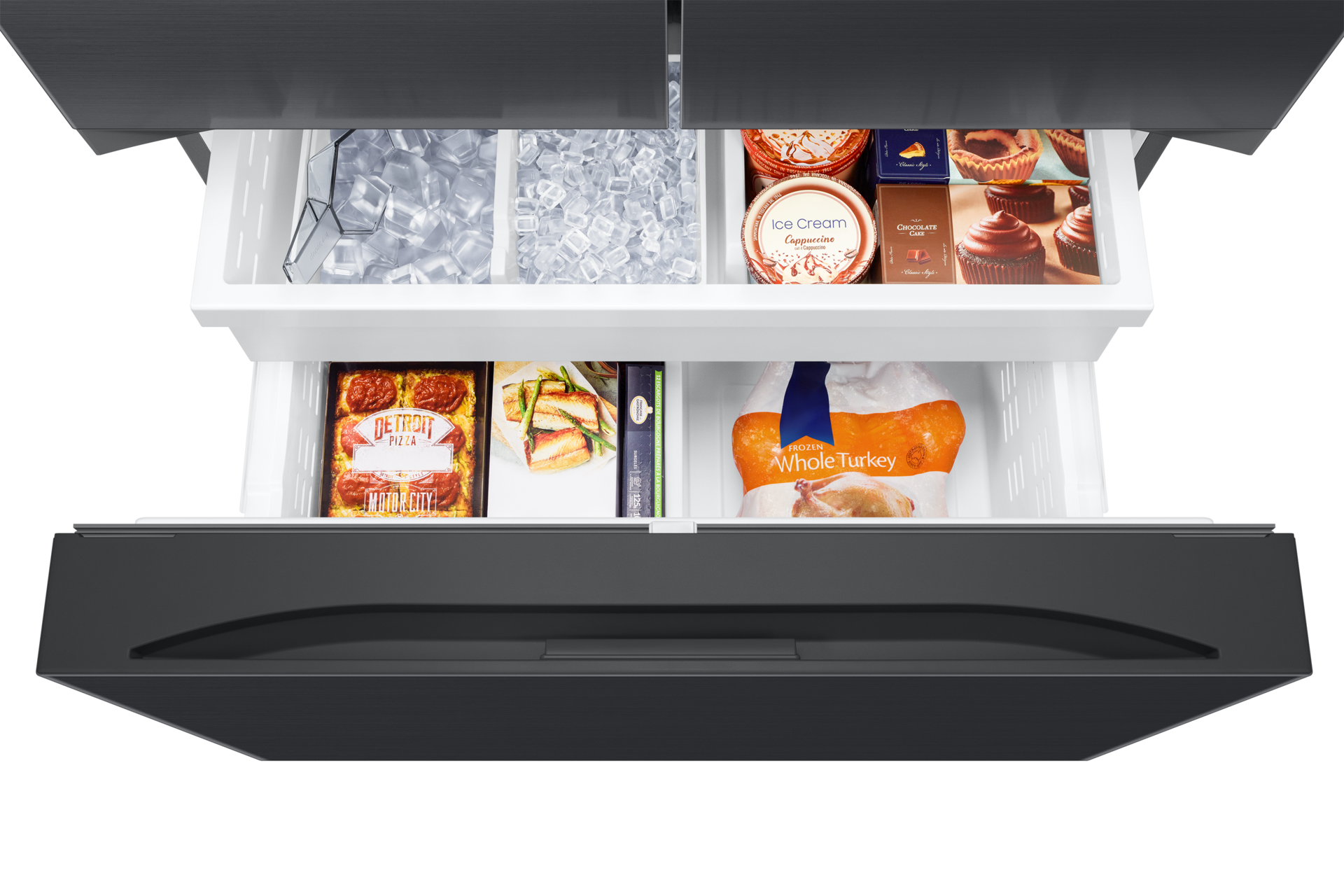Refrigerador French Door Con Dispensador 719 lt Freezer-Dynamic Black 