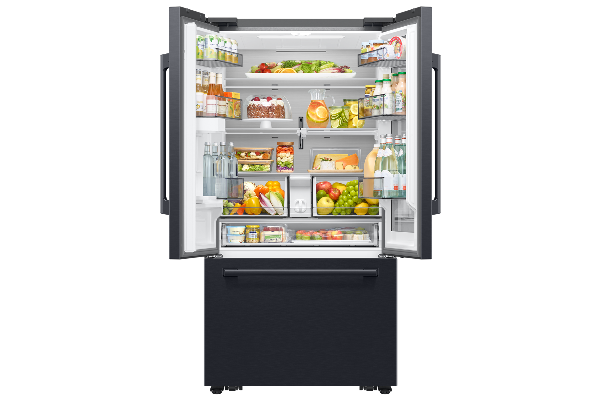 FDR Refrigeraotr RF80H36_RF80H30JDTEM Auto View 836L Front-Open-With-Food Black 