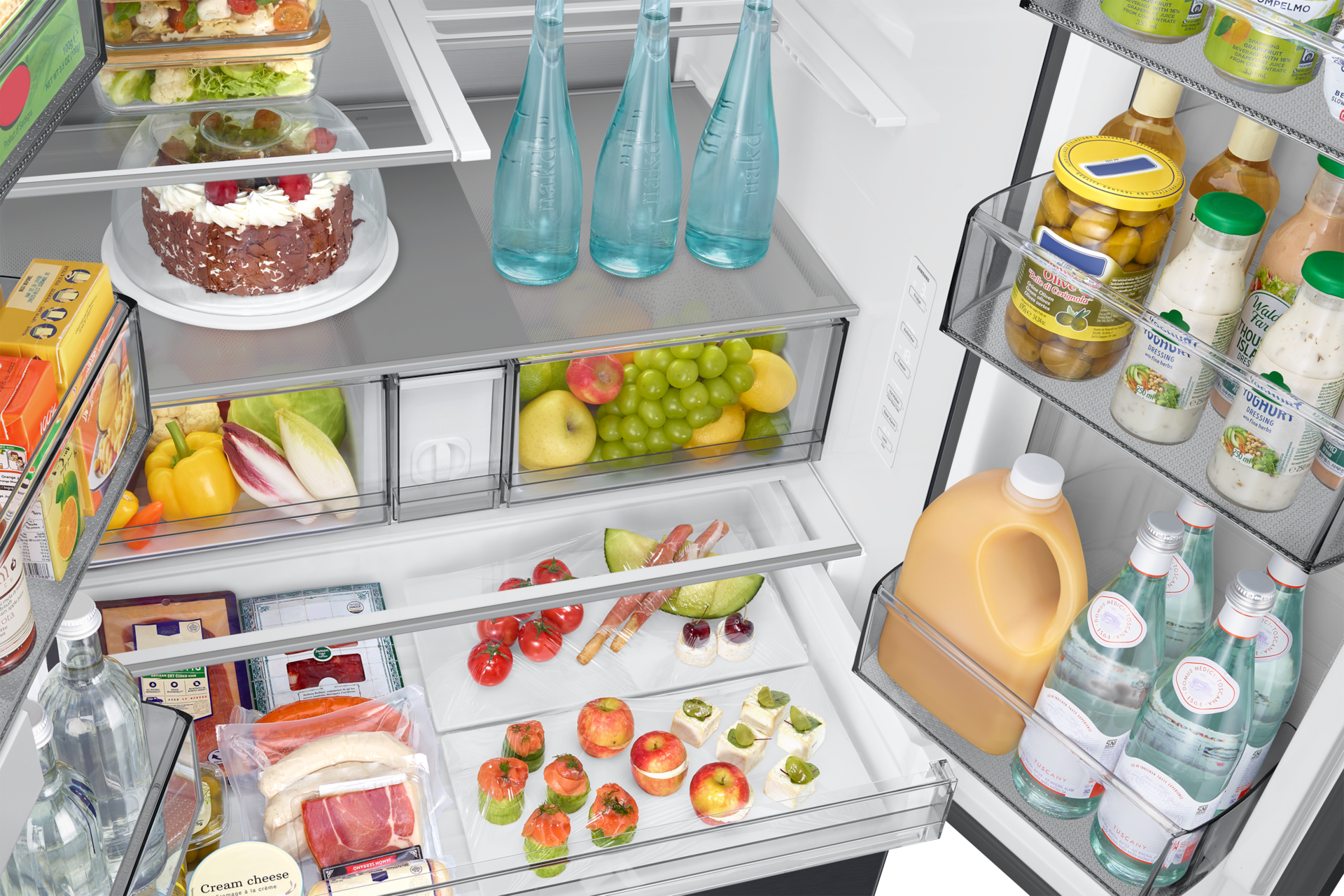 FDR Refrigeraotr RF80H36_RF80H30JDTEM Auto View 836L Pantry-Display Black 