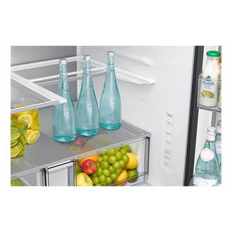 FDR Refrigeraotr RF80H36_RF80H30JDTEM Auto View 836L Slide-in-Shelf-Food Black 
