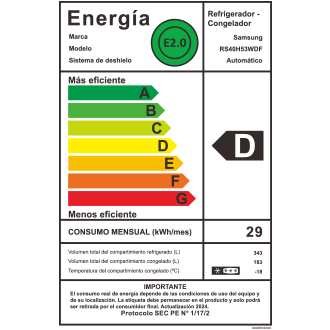Samsung RS40H53WDF Negro Mate Suave, foto 7