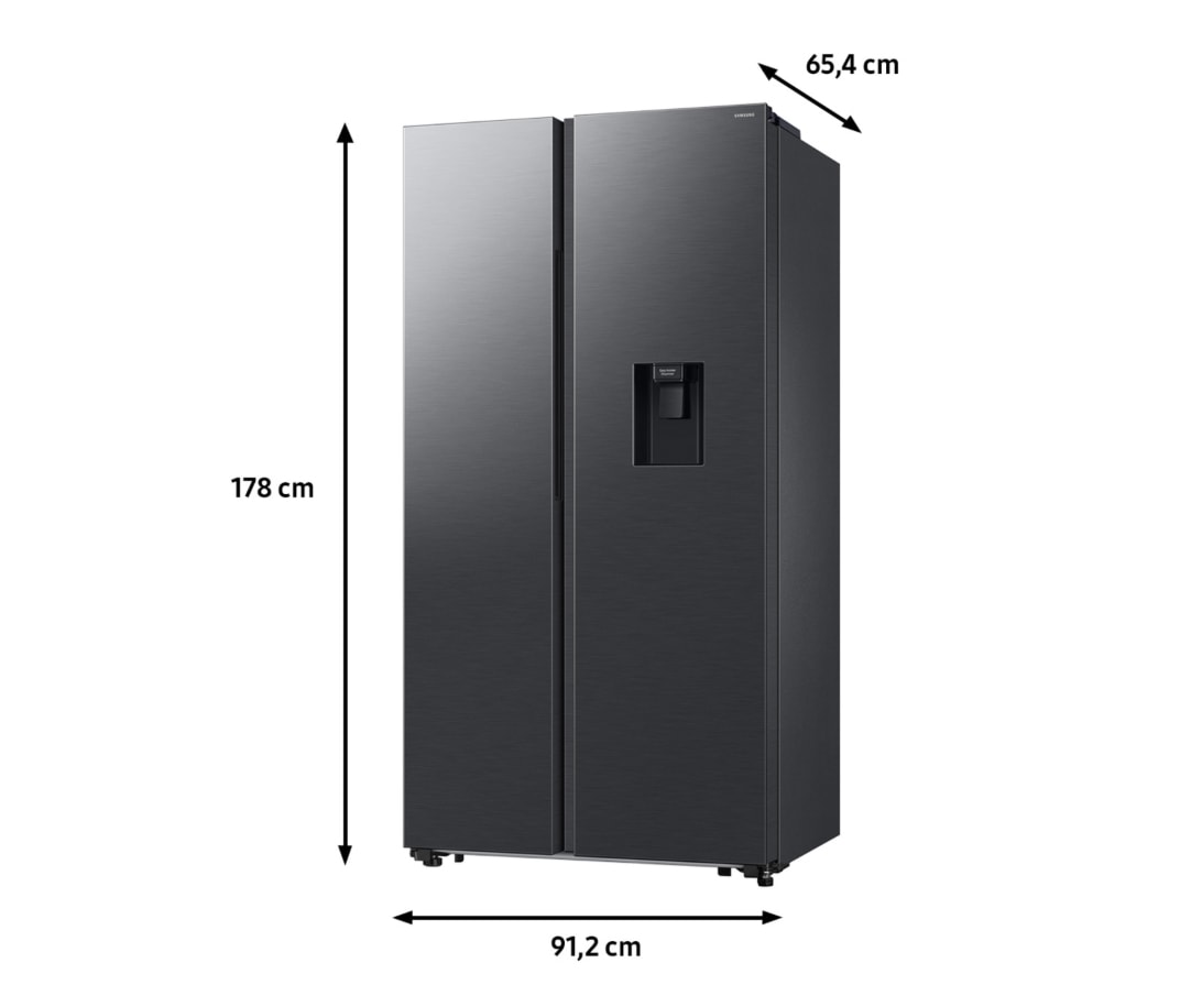 Refrigerador Side By Side Con Dispensador 578 lt Black