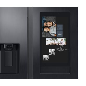 Refrigerador Side By Side Family Hub 608 lt Detail-Screen Black 