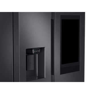 Refrigerador Side By Side Family Hub 608 lt Detail-Flat-Door Black 