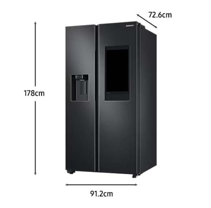 Refrigerador Side By Side Family Hub 608 lt Black